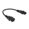 Kabel zasilający ACT C6 - C13 czarny 0,2 m 250 V 2,5 A