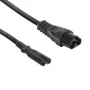 ACT Powercord C6 - C7 czarny 0,2 m