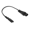 ACT Powercord C6 - C7 czarny 0,2 m