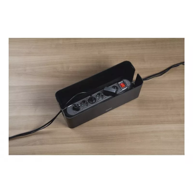 Hama Maxi Floor Cable box Czarny 1 szt.