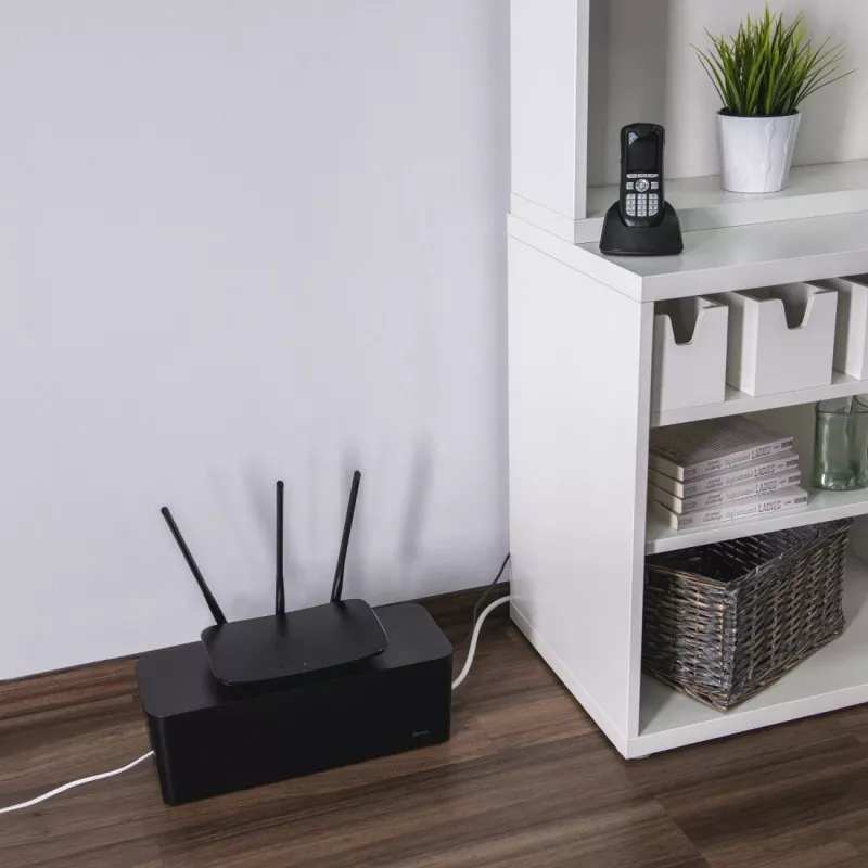 Hama Maxi Floor Cable box Czarny 1 szt.