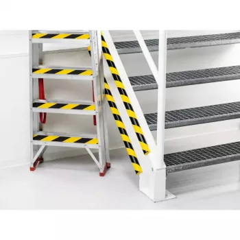 Narożnik ścienny ochronny Durable 1126130 zaokrąglony poliuretan czarno-żółty 1000 mm