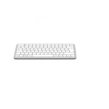 Hama WK-500 klawiatura Dom/Biuro RF Bezprzewodowy + Bluetooth QWERTZ Niemiecki Szary, Biały