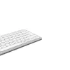 Hama WK-500 klawiatura Dom/Biuro RF Bezprzewodowy + Bluetooth QWERTZ Niemiecki Szary, Biały