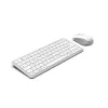 Hama WKM-500 klawiatura Mysz w zestawie Dom USB + RF Wireless + Bluetooth QWERTZ Niemiecki Szary, Biały