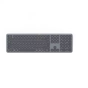 Hama WK-550 klawiatura Dom/Biuro RF Wireless + Bluetooth QWERTZ Niemiecki Czarny, Ciemnoszary