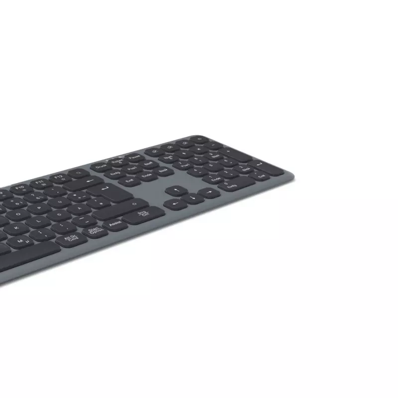 Hama WK-550 klawiatura Dom/Biuro RF Wireless + Bluetooth QWERTZ Niemiecki Czarny, Ciemnoszary