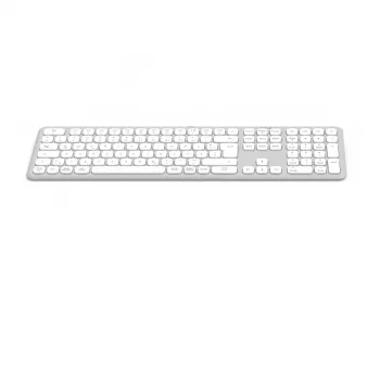 Hama WK-550 klawiatura Dom/Biuro RF Wireless + Bluetooth QWERTZ niemiecki Szary, Biały