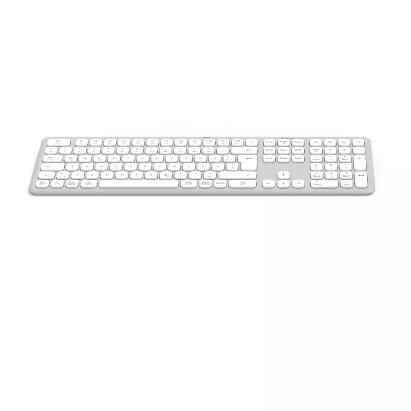 Hama WK-550 klawiatura Dom/Biuro RF Wireless + Bluetooth QWERTZ niemiecki Szary, Biały
