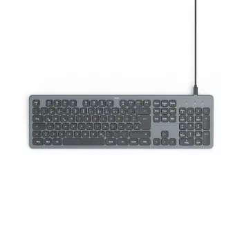 Hama CK-400 klawiatura Home/Office USB QWERTZ Niemiecki Czarny, Ciemnoszary