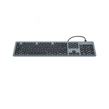 Hama CK-400 klawiatura Home/Office USB QWERTZ Niemiecki Czarny, Ciemnoszary