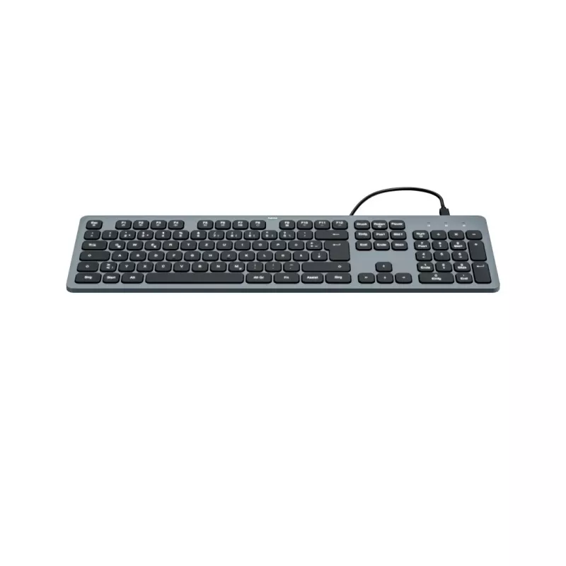 Hama CK-400 klawiatura Home/Office USB QWERTZ Niemiecki Czarny, Ciemnoszary