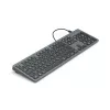 Hama CK-400 klawiatura Home/Office USB QWERTZ Niemiecki Czarny, Ciemnoszary