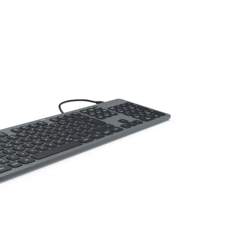 Hama CK-400 klawiatura Home/Office USB QWERTZ Niemiecki Czarny, Ciemnoszary