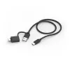 Hama CK-400 klawiatura Home/Office USB QWERTZ Niemiecki Czarny, Ciemnoszary