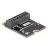 DeLOCK 64341 Wewnętrzny adapter M.2 Interfejs Host M.2 Męski Czarny