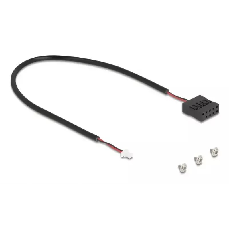 DeLOCK 64344 Wewnętrzny adapter M.2 Męski Czarny 22x80x5mm