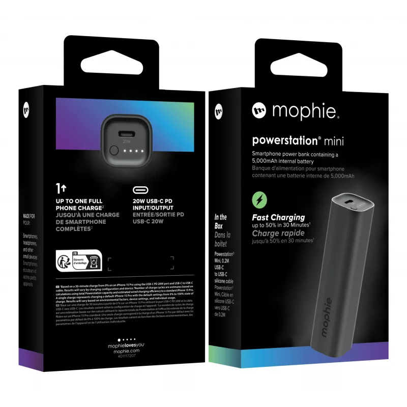 mophie Powerstation Mini 5000 mAh Czarny