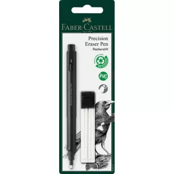 Gumka w pisaku Faber-Castell Precision Pen eraser Plastikowa Czarna, 1 szt.