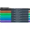 Marker Faber-Castell Creative 6 szt. Bullet tip Czarny Niebieski Brązowy Zielony Turkusowy Fioletowy