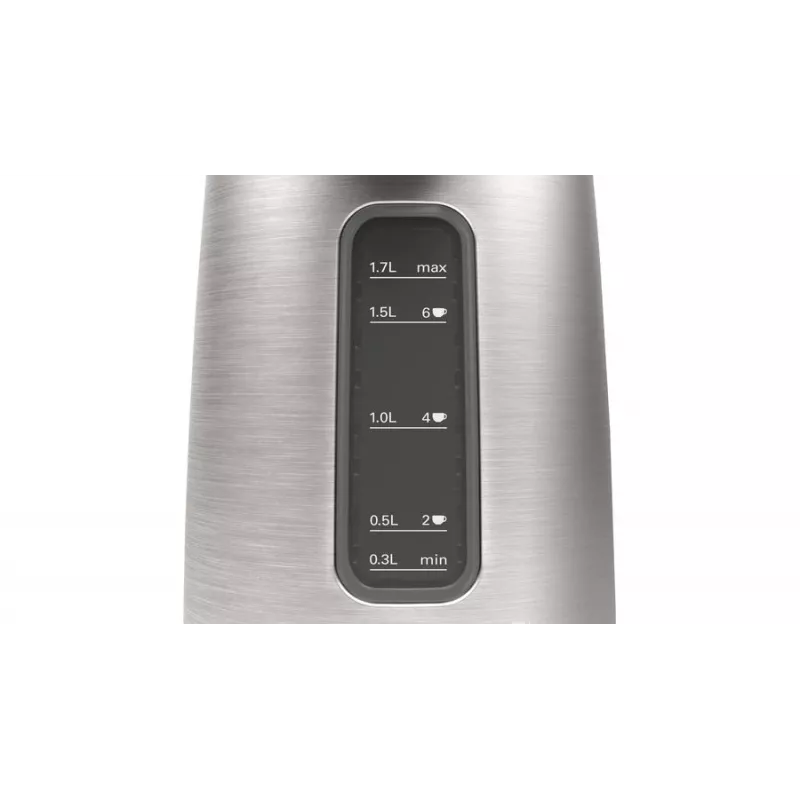 Bosch TWK5P480 czajnik elektryczny 1,7 l 2400 W Czarny, Stal nierdzewna