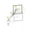 Uchwyt do monitora Port Designs 901104 81,3 cm Czarny Zacisk VESA 75x75 100x100