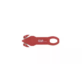 Wedo Foil Cutter czerwony Wedo 44 mm Width 132 mm Length 4 mm Thickness