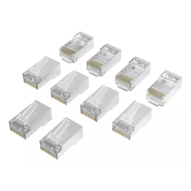 Hama 00300028 kabel sieciowy Srebrny, Przezroczysty Cat6a