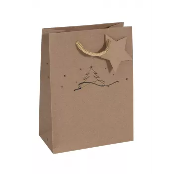 Torba na prezent Sigel GT038 brązowa 170x90x230 mm