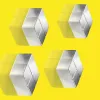 Kwadratowy magnes rękodzielniczy Sigel BA705 Neodymowy Srebrny 20x20x10 mm