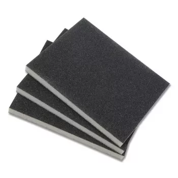 Gąbka szlifierska KWB 089030 Ziarno grube 3 szt. 125 mm x 100 mm x 1 cm