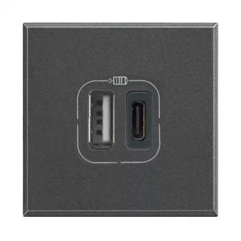 Gniazdo Legrand HS4287C2 2x USB Antracyt