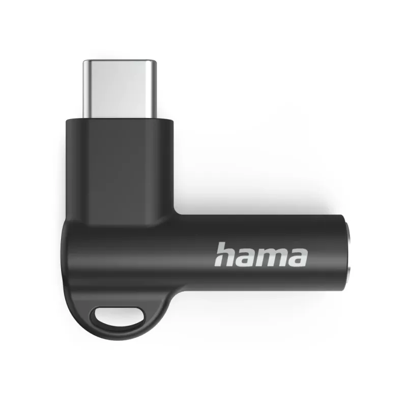 Hama 00201701 przejściówka USB-C 3.5mm Czarny