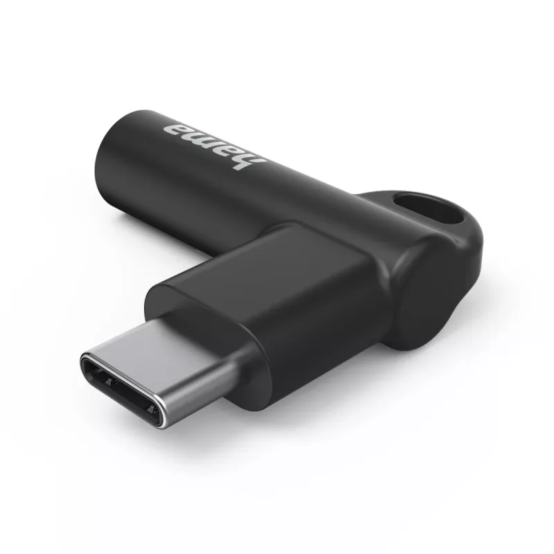 Hama 00201701 przejściówka USB-C 3.5mm Czarny