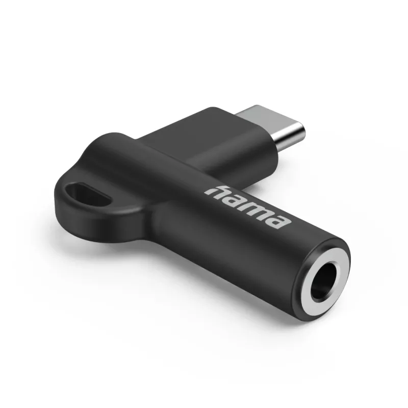 Hama 00201701 przejściówka USB-C 3.5mm Czarny
