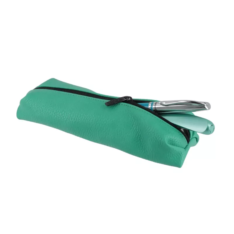 Piórnik Herlitz Origami Funky Soft Poliuretan Turkusowy 200x65x35mm