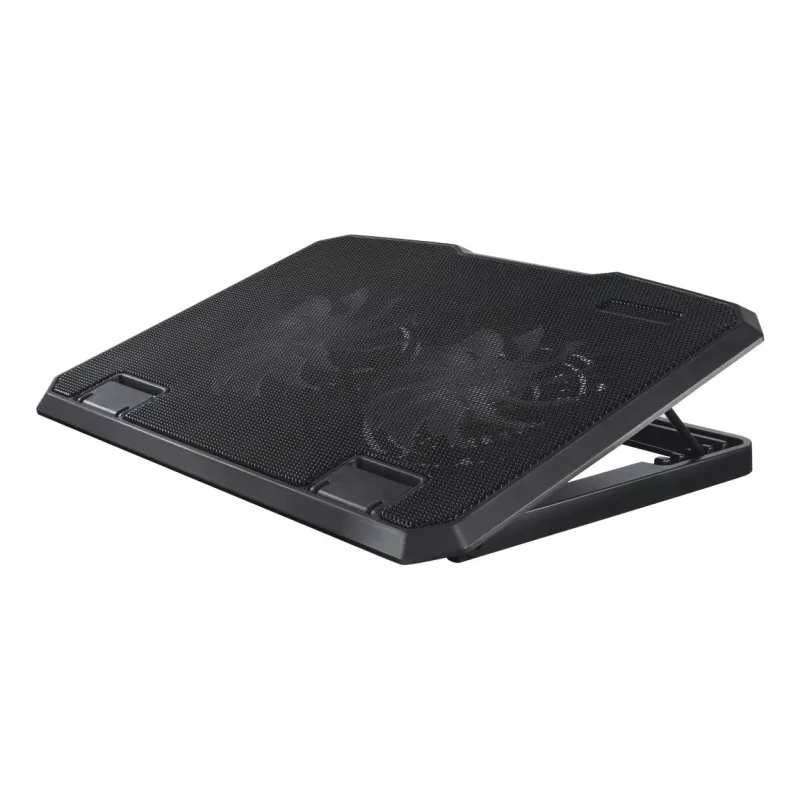 Hama Czarny Metal podkładka chłodząca do laptopa 39,6 cm (15,6 cala)