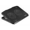 Hama Czarny Metal podkładka chłodząca do laptopa 39,6 cm (15,6 cala)