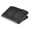 Hama Czarny Metal podkładka chłodząca do laptopa 39,6 cm (15,6 cala)