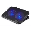 Hama Czarny Metal podkładka chłodząca do laptopa 39,6 cm (15,6 cala)