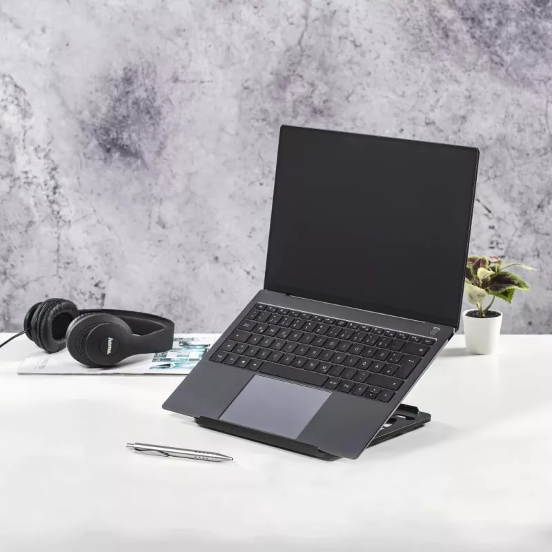 Hama Rotation Podstawka pod laptopa Czarny 39,6 cm (15,6 cala)