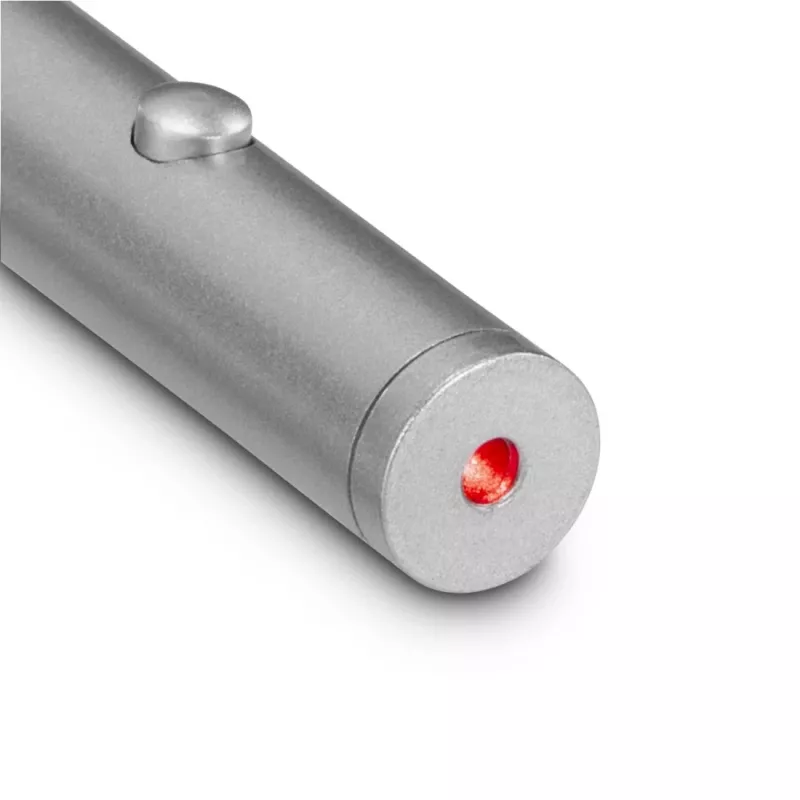 Wskaźnik laserowy HAMA LP-LC1 640 nm czerwony, zasięg 50 m, bateria LR44, srebrny