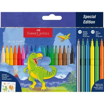 Flamaster Faber-Castell 554222 Wielokolorowy 24 szt.