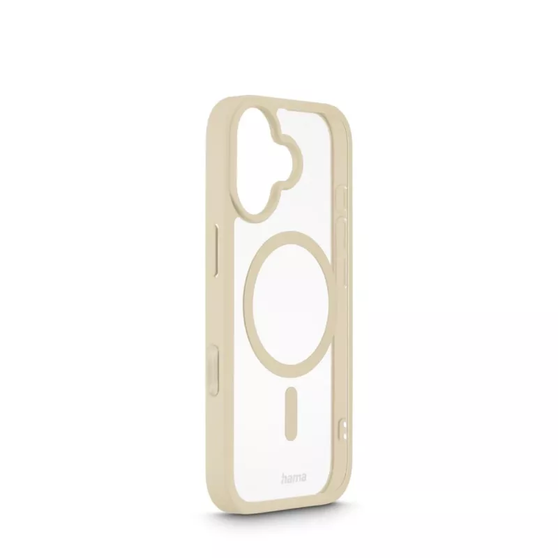 Hama Frame Protect etui na telefon komórkowy 16 cm (6,3 cala) Cover Beżowy, Przezroczysty