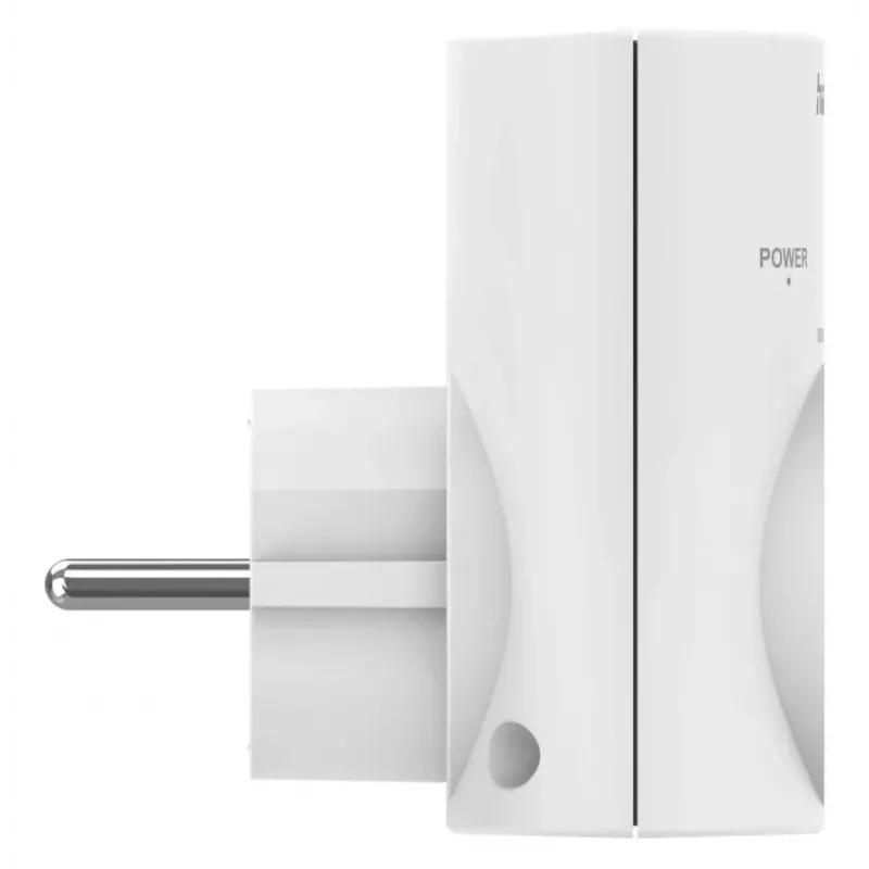 Hama 00223324 adapter wtyczki zasilania typu F biały