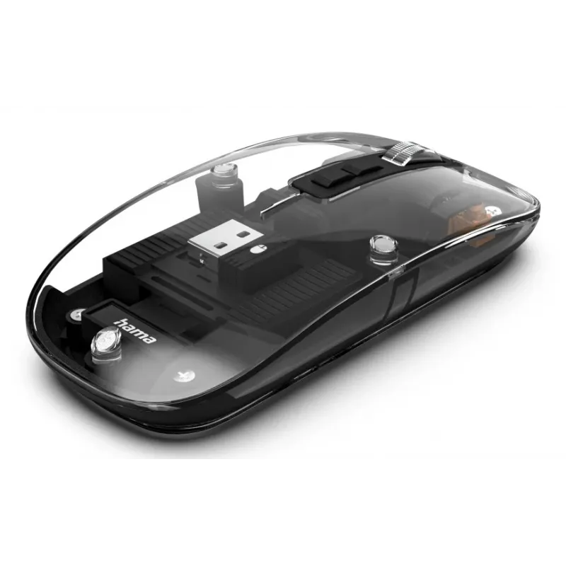 Hama WM-600 Mysz biurowa symetryczna RF Wireless + Bluetooth Optyczna 1600 DPI