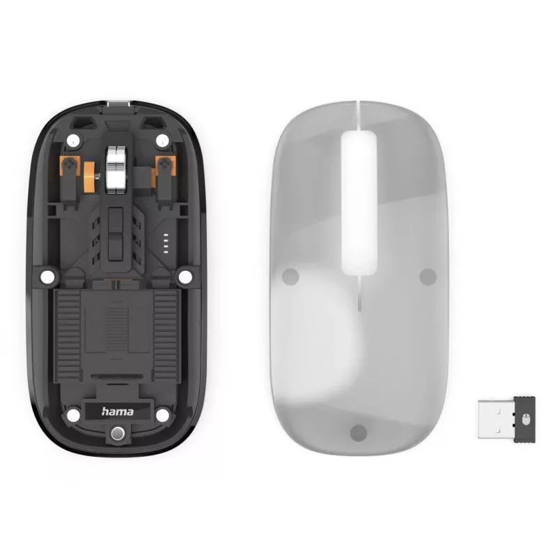 Hama WM-600 Mysz biurowa symetryczna RF Wireless + Bluetooth Optyczna 1600 DPI