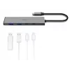 Hama 00200147 hub interfejsowy USB Type-C 10000 Mbit/s Szary