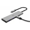 Hama 00200147 hub interfejsowy USB Type-C 10000 Mbit/s Szary