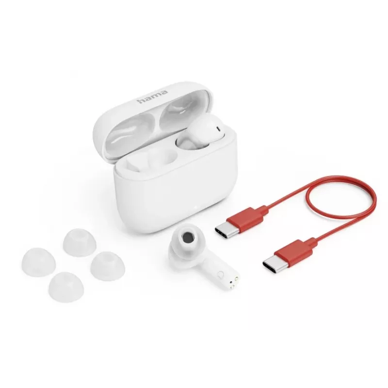 Hama Passion Clear II Headset True Wireless Stereo (TWS) Douszne Rozmowy/Muzyka Bluetooth Biały